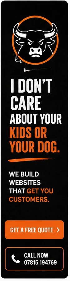 Tall skyscraper advert