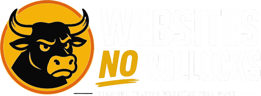 Websites No Bollocks logo, light version