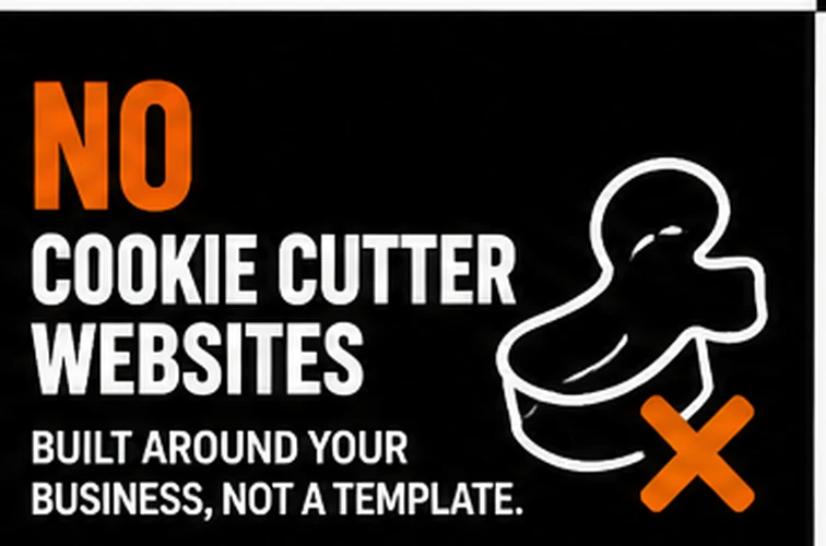 No cookie cutter websites — built around your business